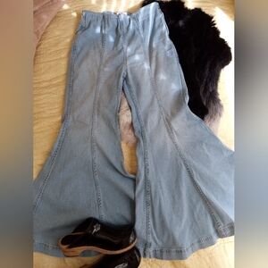 We The Free Blue Flare Jeans
